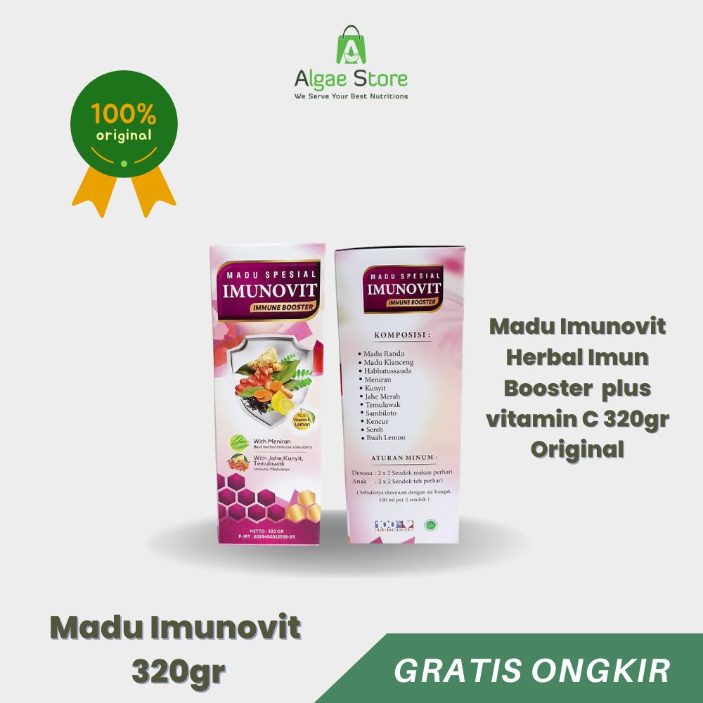 

Imune Booster Madu IMUNOVIT 320 gr