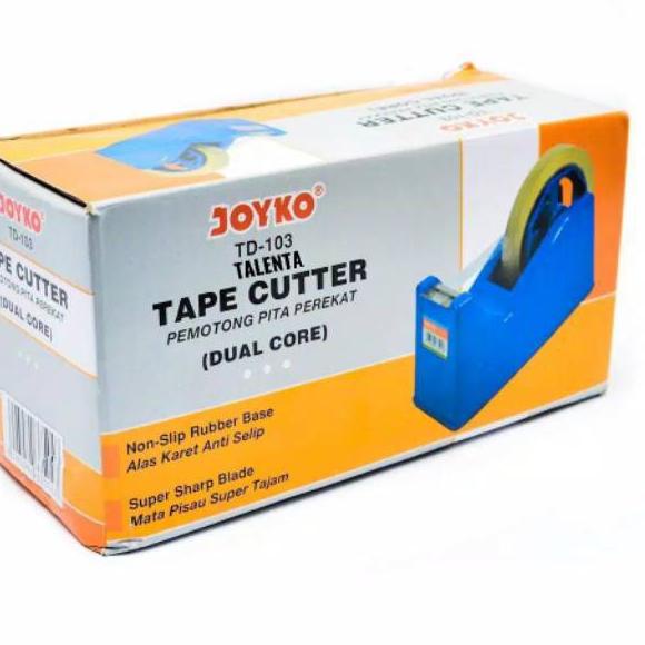 

Trend - Tempat Isolasi / Tape Cutter / Tape Dispenser Dual Core Joyko TD-103 ..