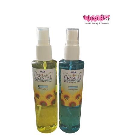 BQ4 Crystal Hair Styling Hair Spray 180ML / Hair Spray non Aerosol Sunflower