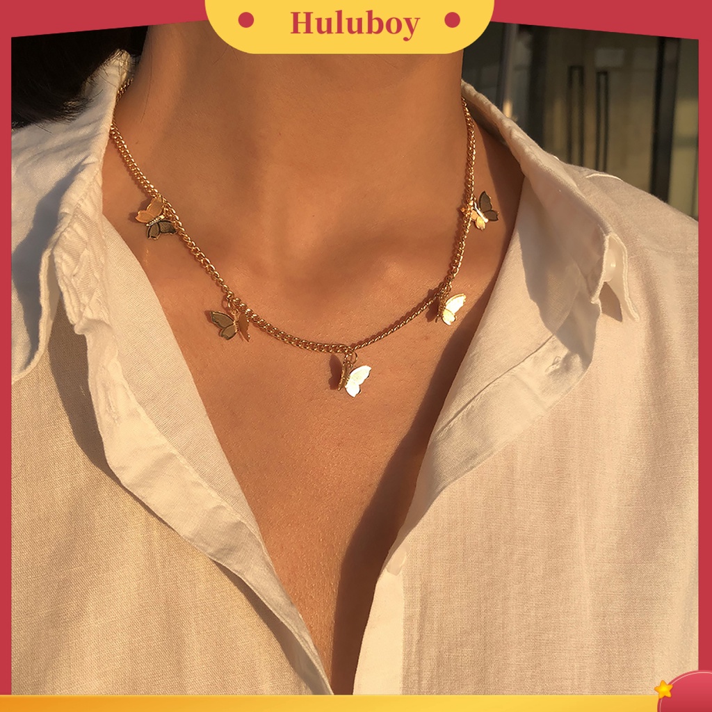Hu Hu Hu Hu Hu Alat Bantu Pasang Kacamata♡ Kalung Rantai Adjustable Bahan Alloy Dengan 5 Liontin Untuk Kencan