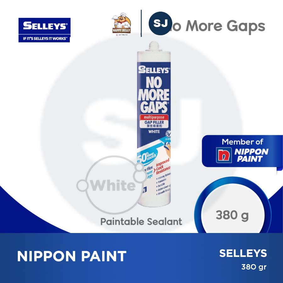 SELLEYS NO MORE GAPS -380g- SEALANT AKRILIK NIPPON PAINT