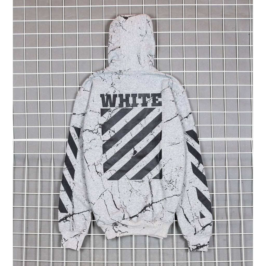 Jaket Hoodie OFF WHT MARBEL – Edition Trendy Casual Unisex Good Brand Quality Stylish