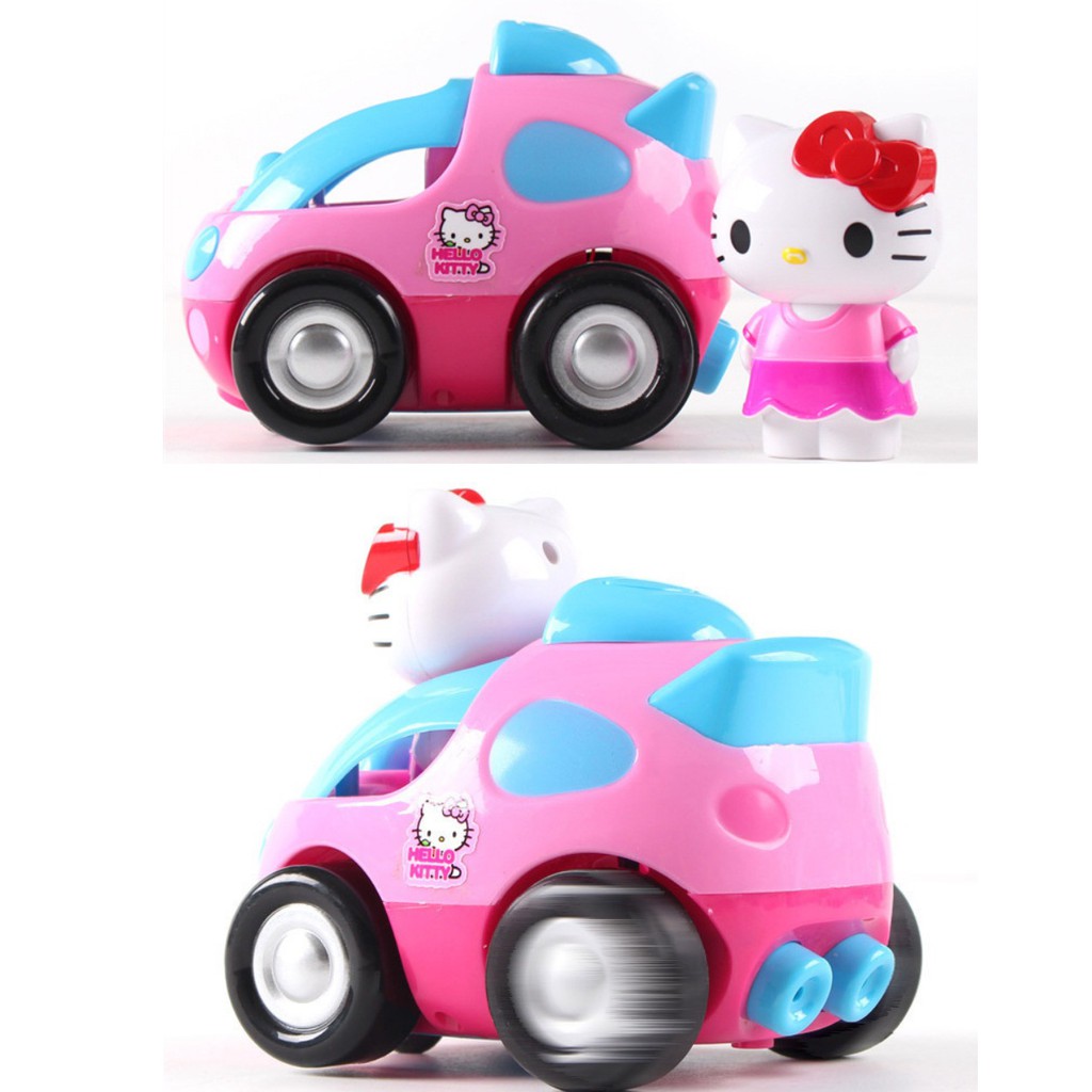 HOT PRODUCT Mobil Remote Control Hello Kitty Pink remot Doraemon Dengan Musik & Lampu