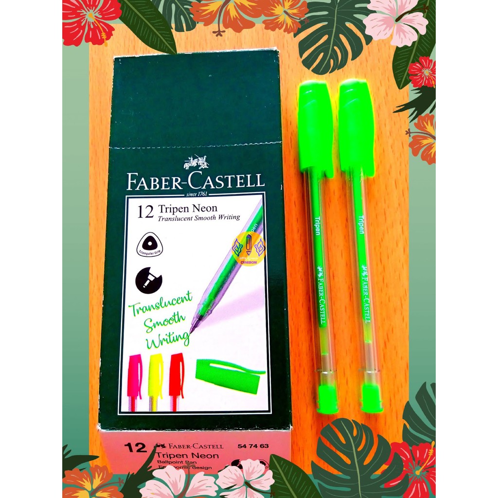 

Pulpen Faber Castell 547463 Tripen Green 0,7 mm