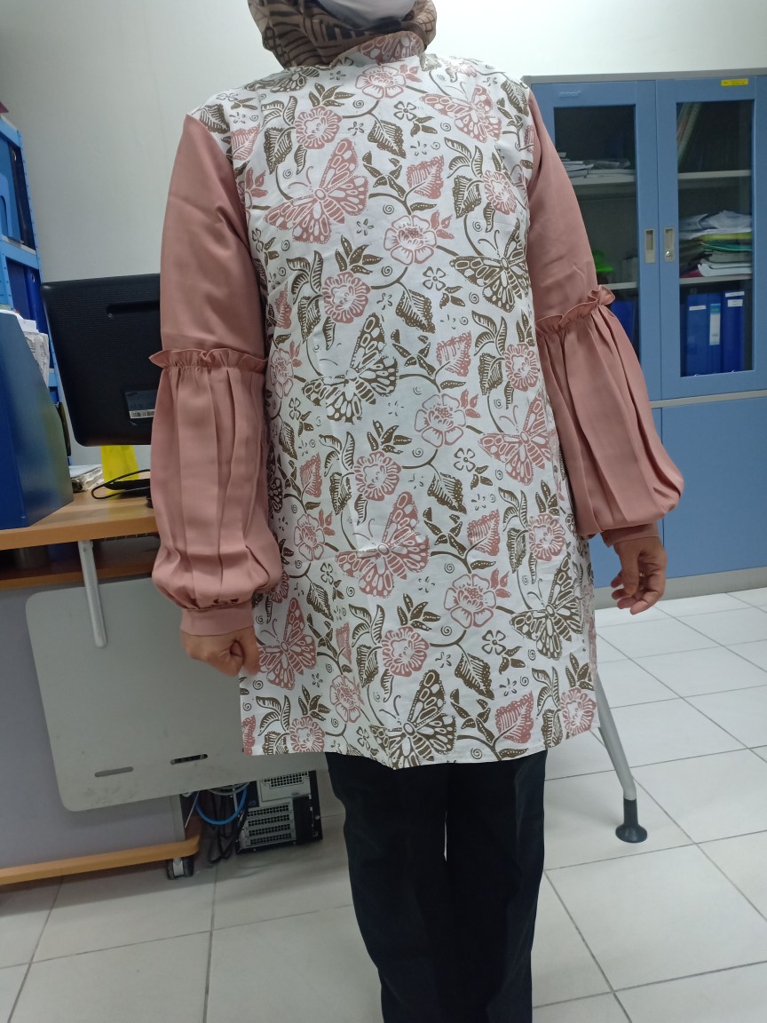 Audry Batik - Camelia Blouse 1 Batik Wanita Kekinian Balon Cantik Murah Elegant Solo Premium Kantor