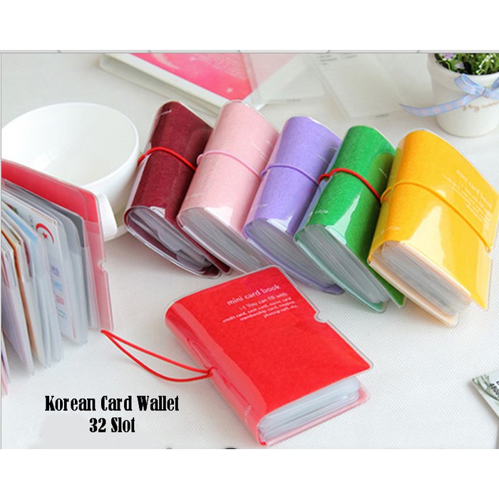 Korean Card Wallet 32 Slot (Dompet khusus kartu, muat 32 kartu)