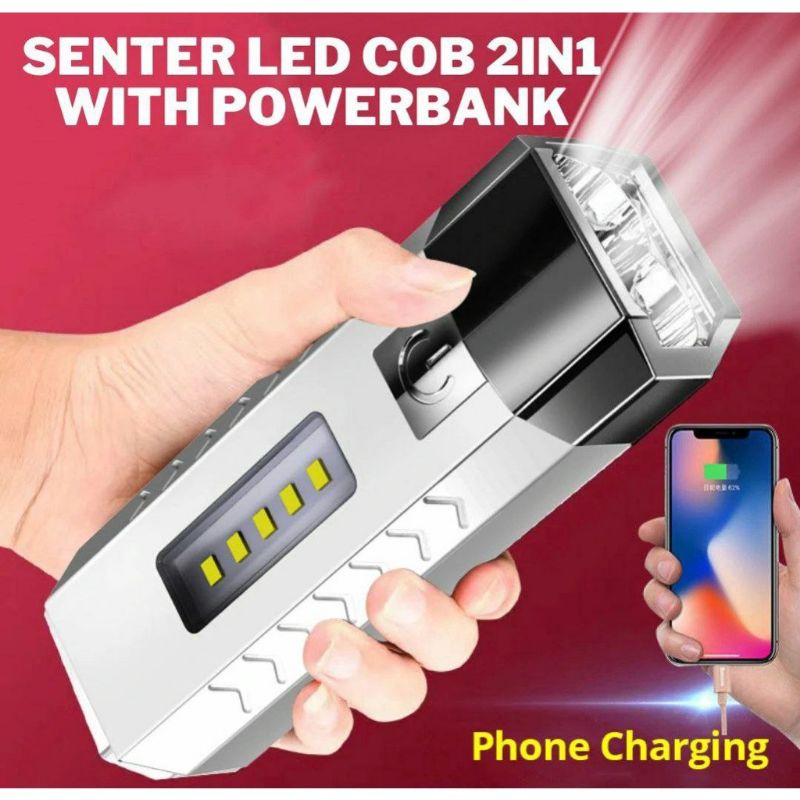 G176 Senter Led Powerbank 10000 mAh