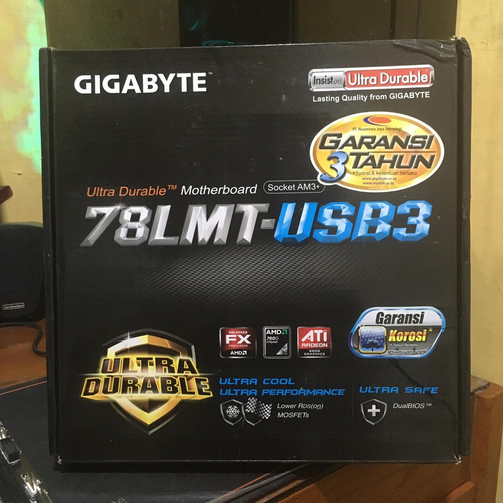 MOTHERBOARD GIGABYTE GA 78 LMT USB3 AM3+ SUPPORT FX SERIES