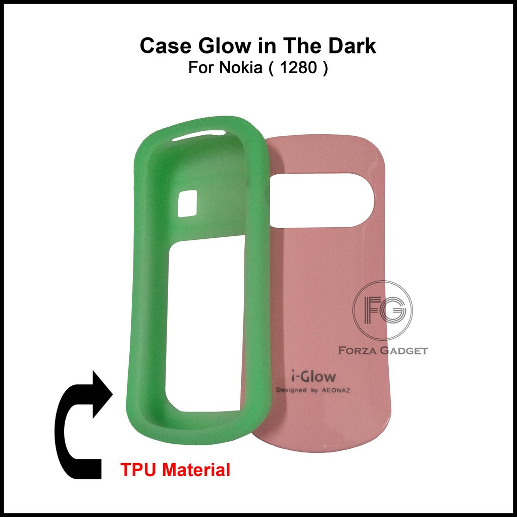 Case i-Glow for Nokia 1280 (Glow in The Dark)