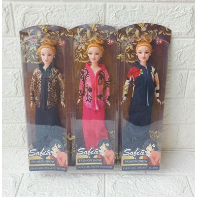 Mainan Boneka Kebaya Fashion No.0305 Kado Mainan Anak Cewek - Mainan Anak Perempuan Murah Boneka Barbiee