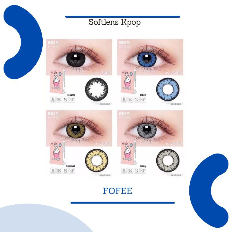 [IMPORT] - Exoticon Softlens K-pop Big Eyes 16mm