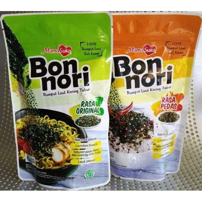 

Order Langsung Bon Nori original dan Pedas 60gr Terlaris