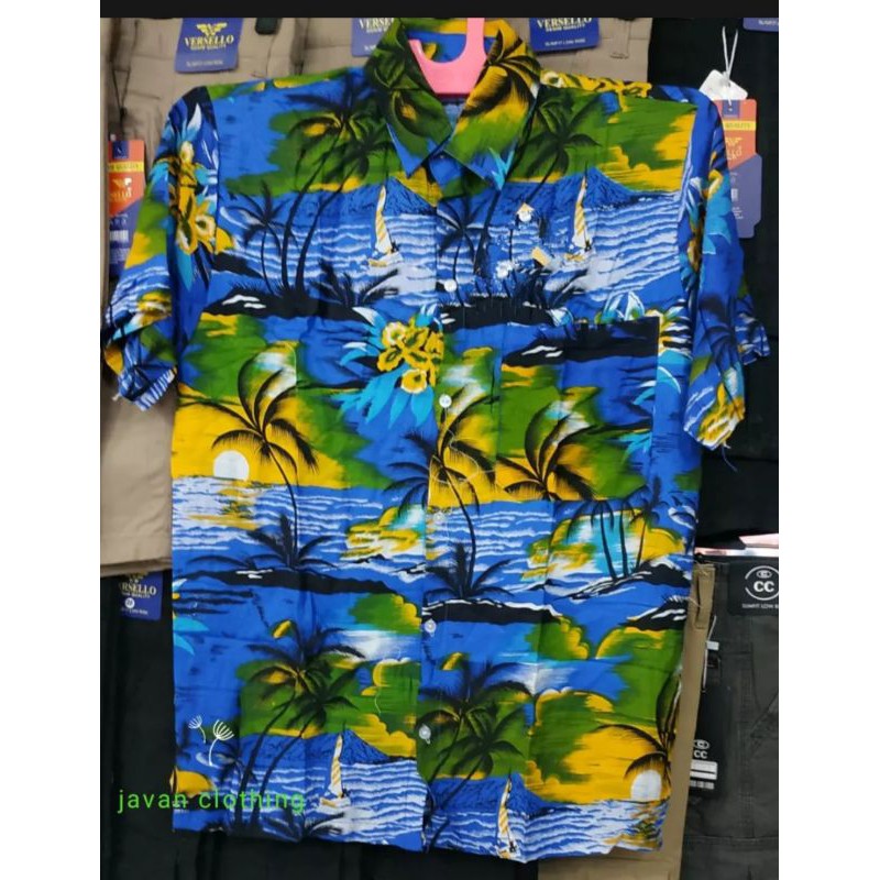 KEMEJA PANTAI PRIA, BAJU KEMEJA PANTAI ,KEMEJA HAWAI PRIA, BAJU PANTAI PRIA