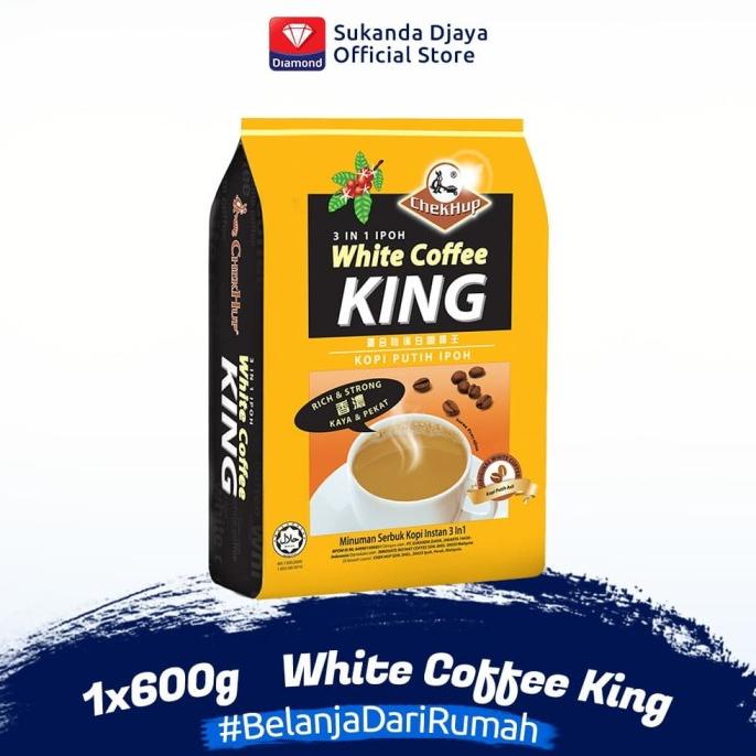 

ChekHup Kopi Instan 3 in 1 Ipoh White Coffee King - 15 pcs @40 g -Diskon Besar