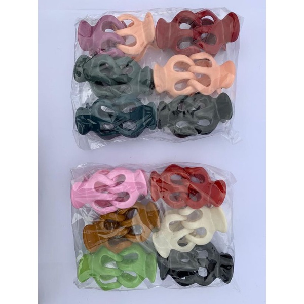 Jedai Rambut Besar Jumbo Premium 5cm Korea Jepit 3 Cakar 1 Warna 2 Warna Spesial