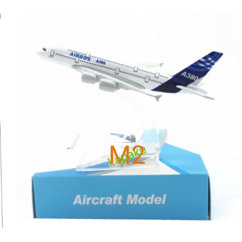 Miniatur Diecast pesawat Air bus A380