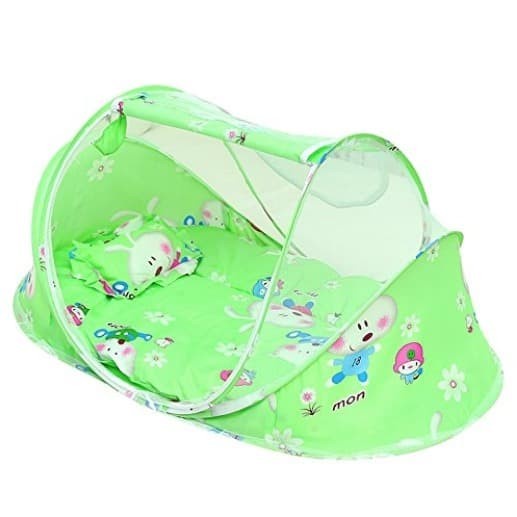 KL10 KELAMBU bayi musik series 3in1 dengan kasur dan bantal BUNNY series