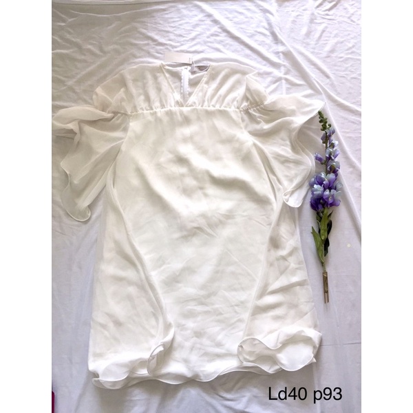 [D25] preloved dress putih