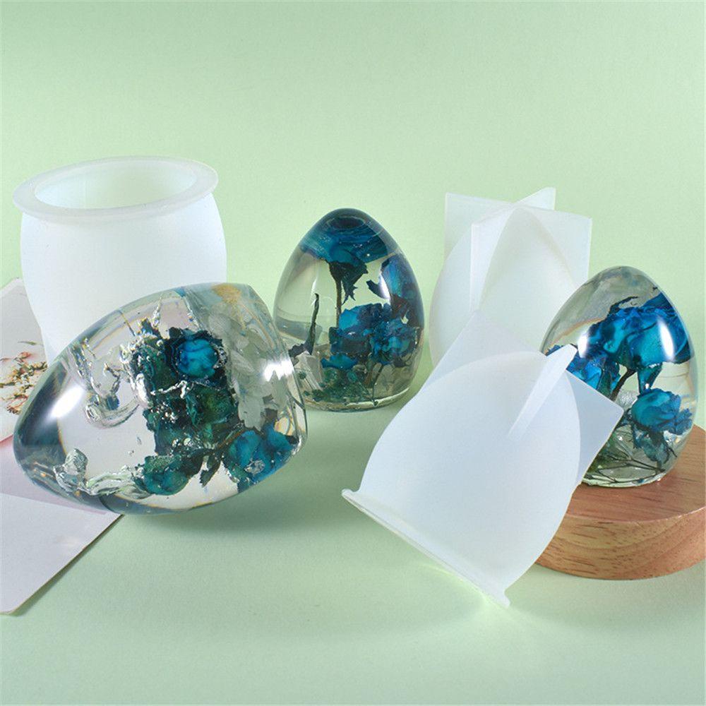 Solighter Lampu Malam Resin Cetakan DIY Liontin Gantung Membuat Perhiasan Alat Starry Sky Ball Silicone Mold