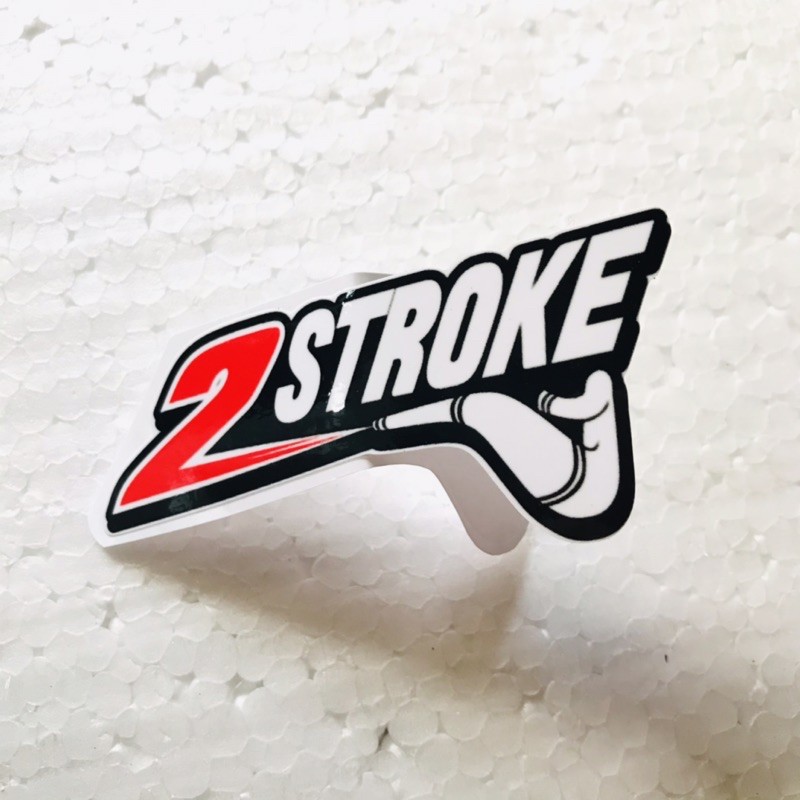 Sticker 2stroke Orajet Laminasi Glossy Shopee Indonesia