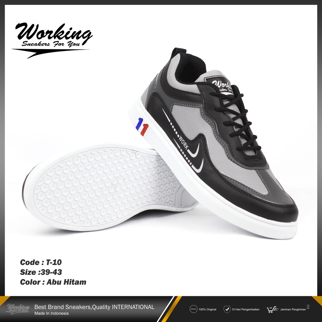 Working Snekers For You Sepatu Pria Import T-10