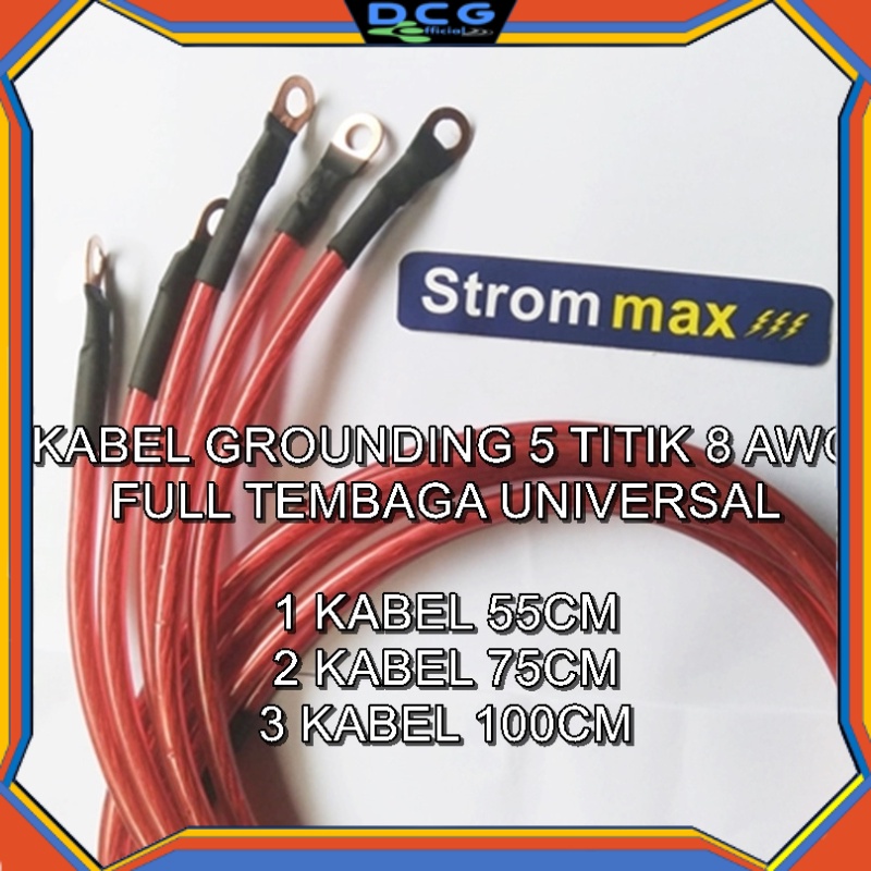 Jual Kabel Grounding Strom Max Awg Full Tembaga Untuk Mobil Titik