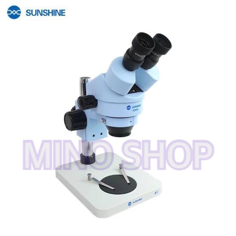 MICROSCOPE TRINOCULAR SUNSHINE SZM5T-B1 + LED LAMPU