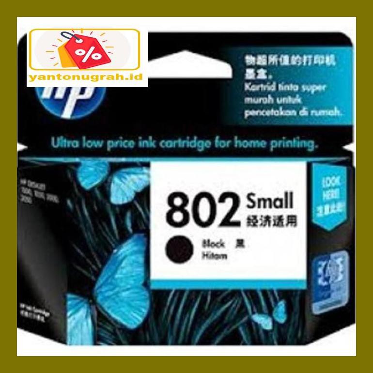 

Pt740Dpp Tinta Hp 802 Small Black Ink Cartridge Pt0P8D6M