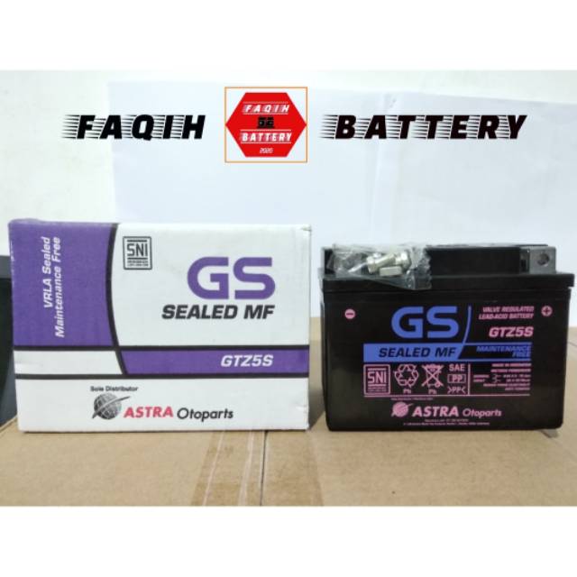 Jual Aki GTZ5S GS ASTRA ORIGINAL AKI KERING Indonesia|Shopee Indonesia