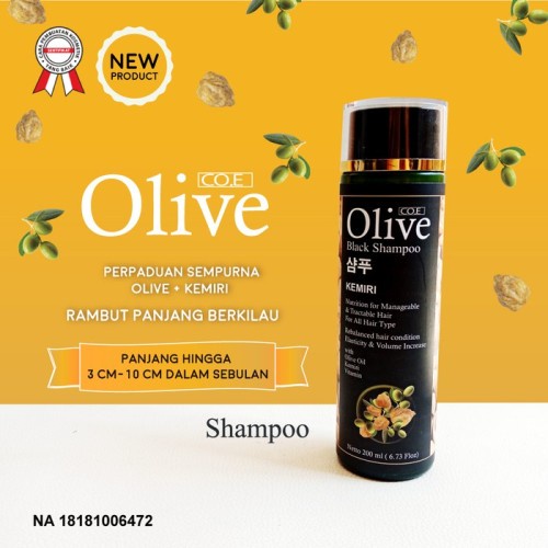 CO.E Olive Black Shampoo Kemiri dan Conditioner_Cerianti