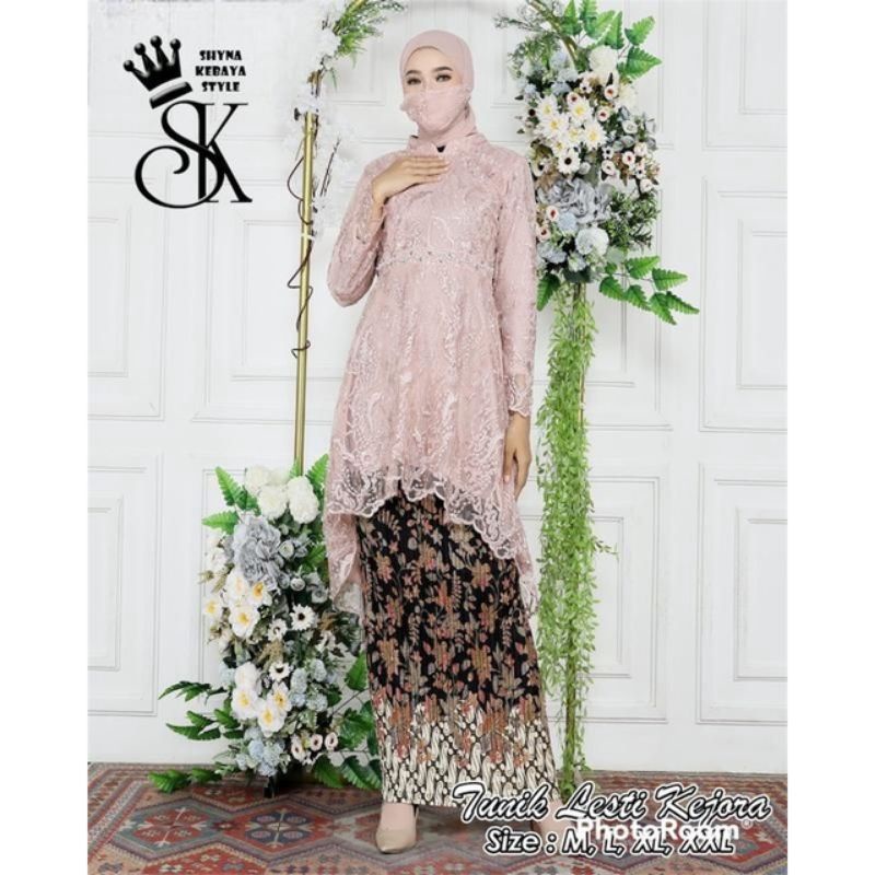 Kebaya Lesty Kejora / Kebaya Tunik Brukat Modern / Kebaya Wisuda / Kebaya Pesta / Kebaya Kondangan / Kebaya Kekinian