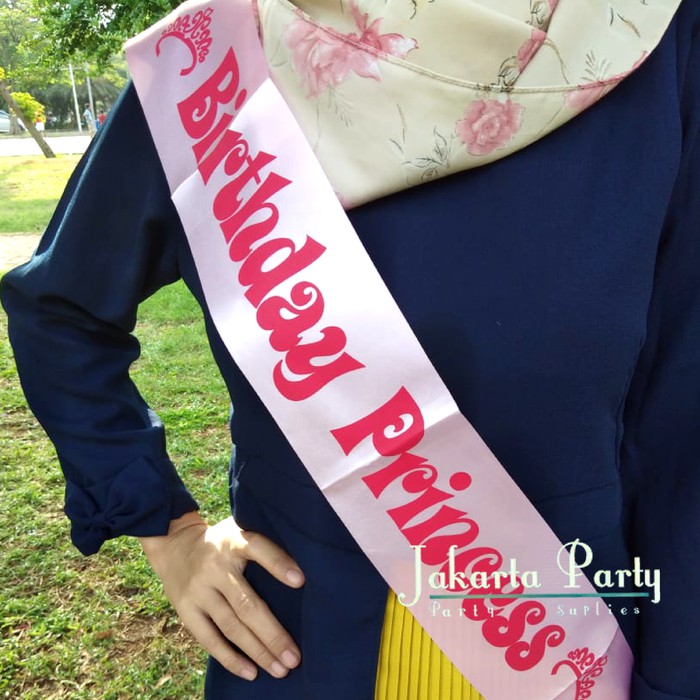 Selempang Birthday Princess 1 / Sash Birthday / Slempang Birthday