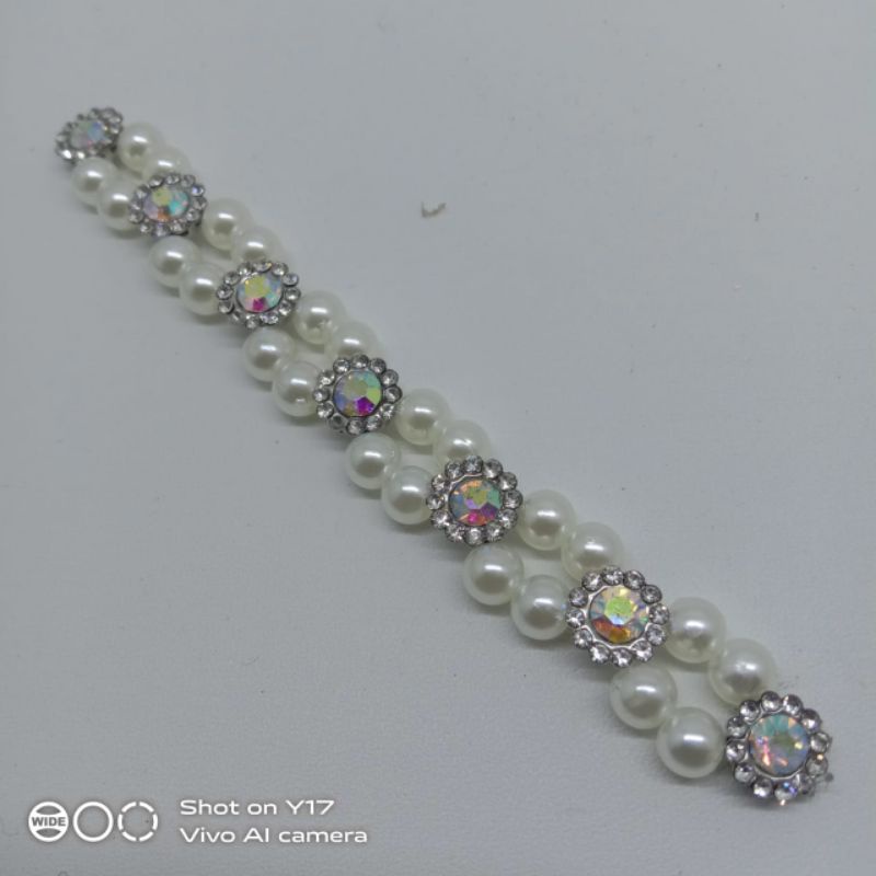 mutiara rangkai/mutiara kostum diamond bunga