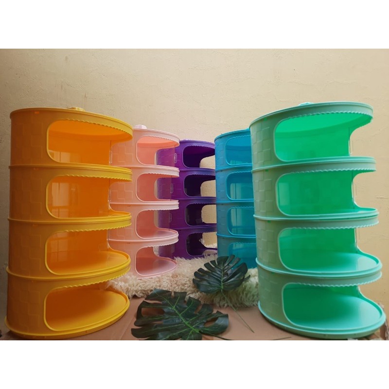 SALE READY Food Storage 4 Layer Renda Warna Pastel Tudung Saji Kekinian