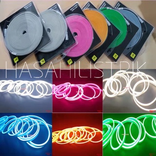 Neon Flex Lampu LED Selang Panjang 5M Kualitas Super DC 12V