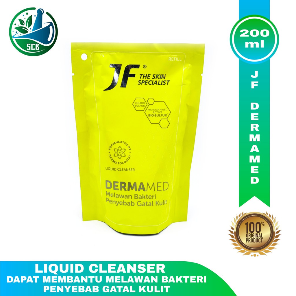 JF Dermamed Liquid Cleanser (Refill) 200ml - Sabun Mandi Cair JF