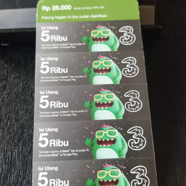 Voucher Pulsa Tri 5k