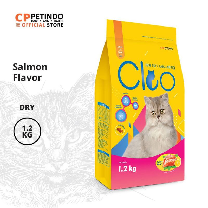 Cleo 1.2kg Salmon Pakan Kucing FRESHPACK