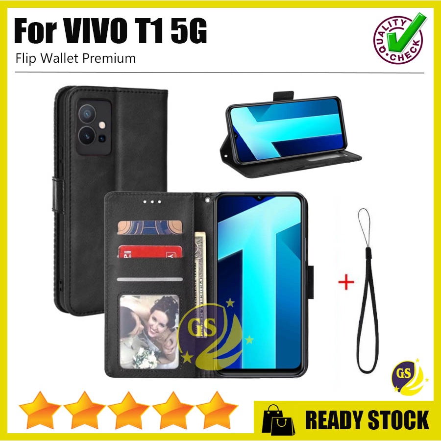 Flip Case Vivo Y36 5G T1 5G T1 PRO 5G NEW Vivo V23 5G / Vivo Y75 5G Vivo V23E V23 E Y15S Y15 S VIVO Y21T Y21A 2022 Vivo Y21 / Y21S Y21 S Y33S Y33 S Vivo V21 4G / V21 5G 2021 Flip Wallet Cover Sarung Kulit Dompet Leather Standing Casing