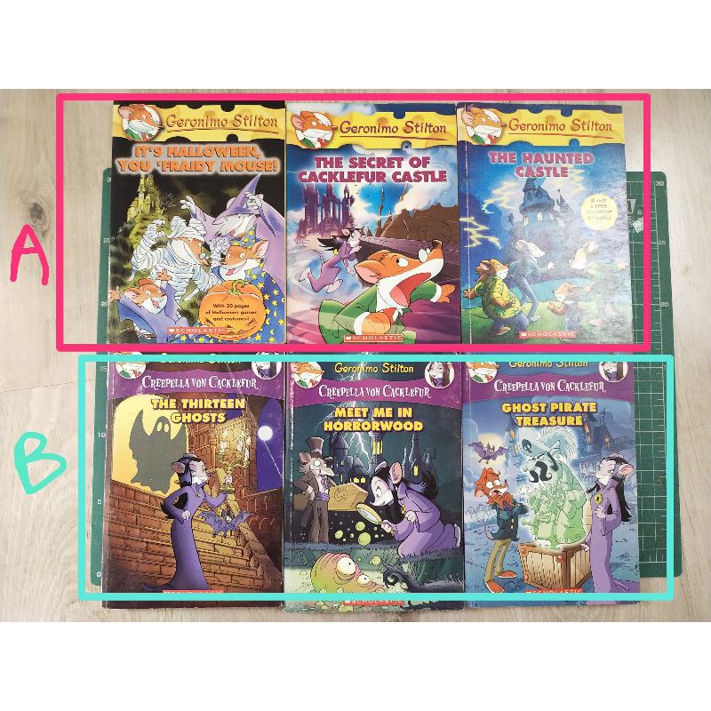 Novel english Geronimo Stilton SET HALLOWEEN
