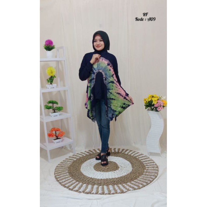 TUNIK batik wanita jumputan