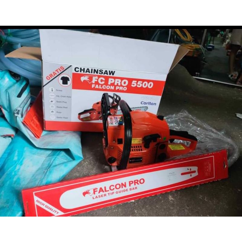 CHAINSAW FALCON 22 IN BAJA FALCON PRO 5500/ MESIN GERGAJI KAYU 22 IN FALCON PRO 5500