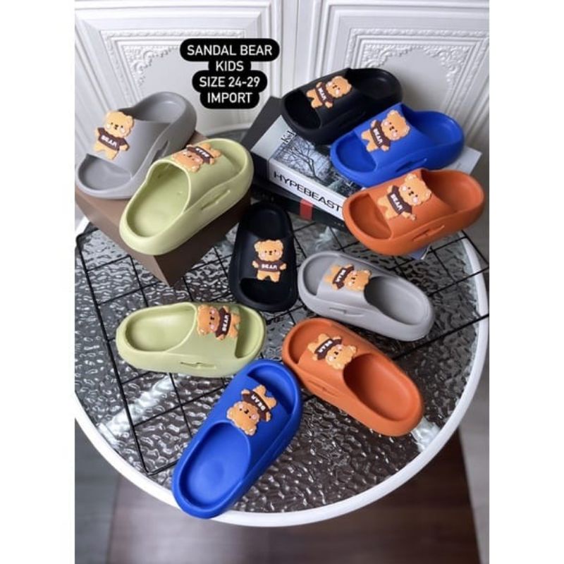 SANDAL ANAK UNISEX KEKINIAN - SANDAL NEXAS 2137 MOTIF BEAR