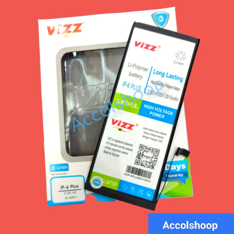 Baterai Batre Vizz Iph 6 Plus ORIGINAL Vizz