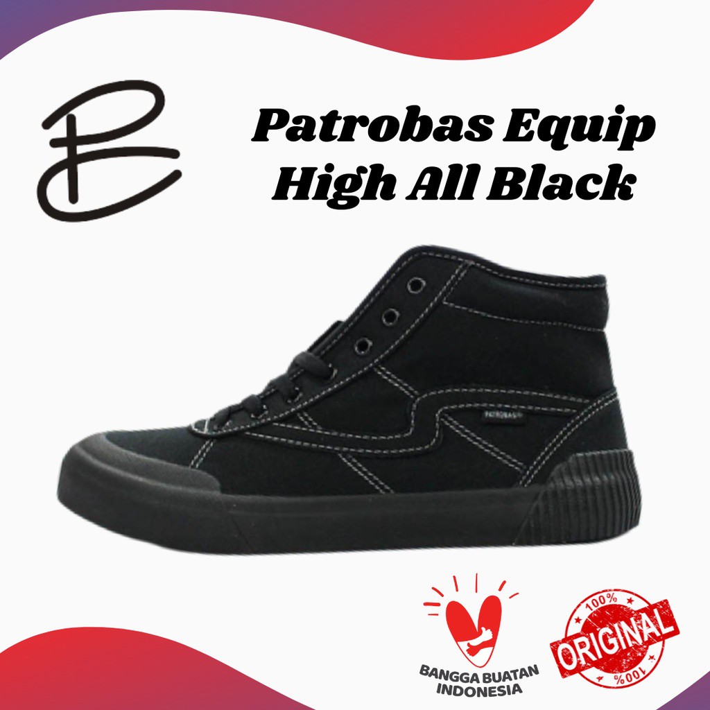 PATROBAS EQUIP HIGH ALL BLACK / PATROBAS ORIGINAL