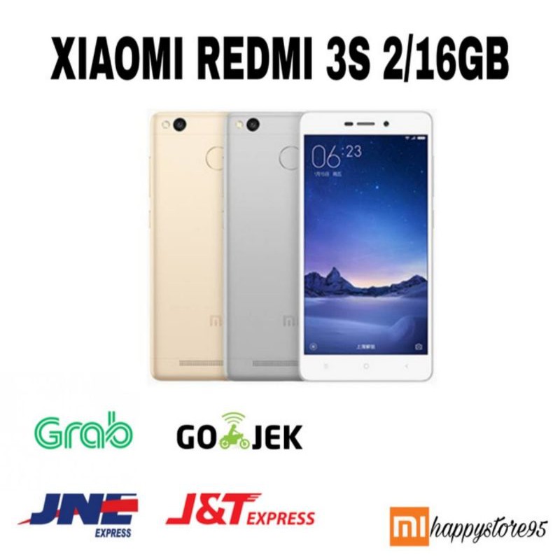 HP XIAOMI REDMI 3S RAM 2GB/16 GARANSI 1 TAHUN