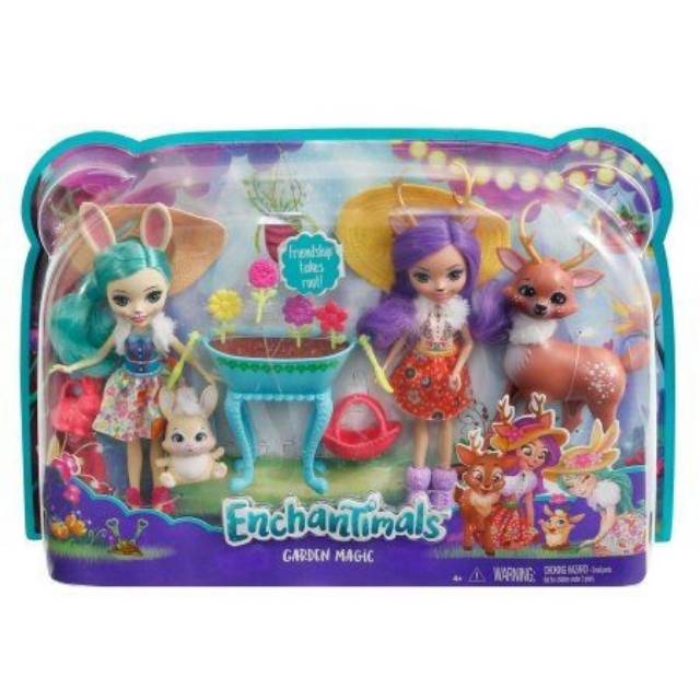 Enchantimals Rabbit and Deer in Garden Magic original