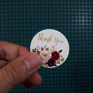  Stiker  Label Thank  You  4x4cm Siap Pakai Shopee Indonesia