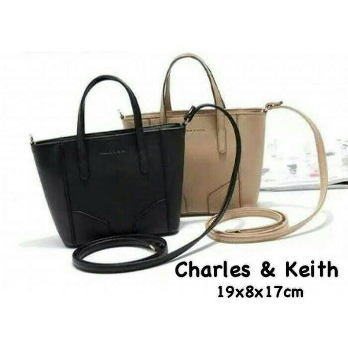 TAS CHARLES AND KEITH MINI TOTE TAIGA ORIGINAL