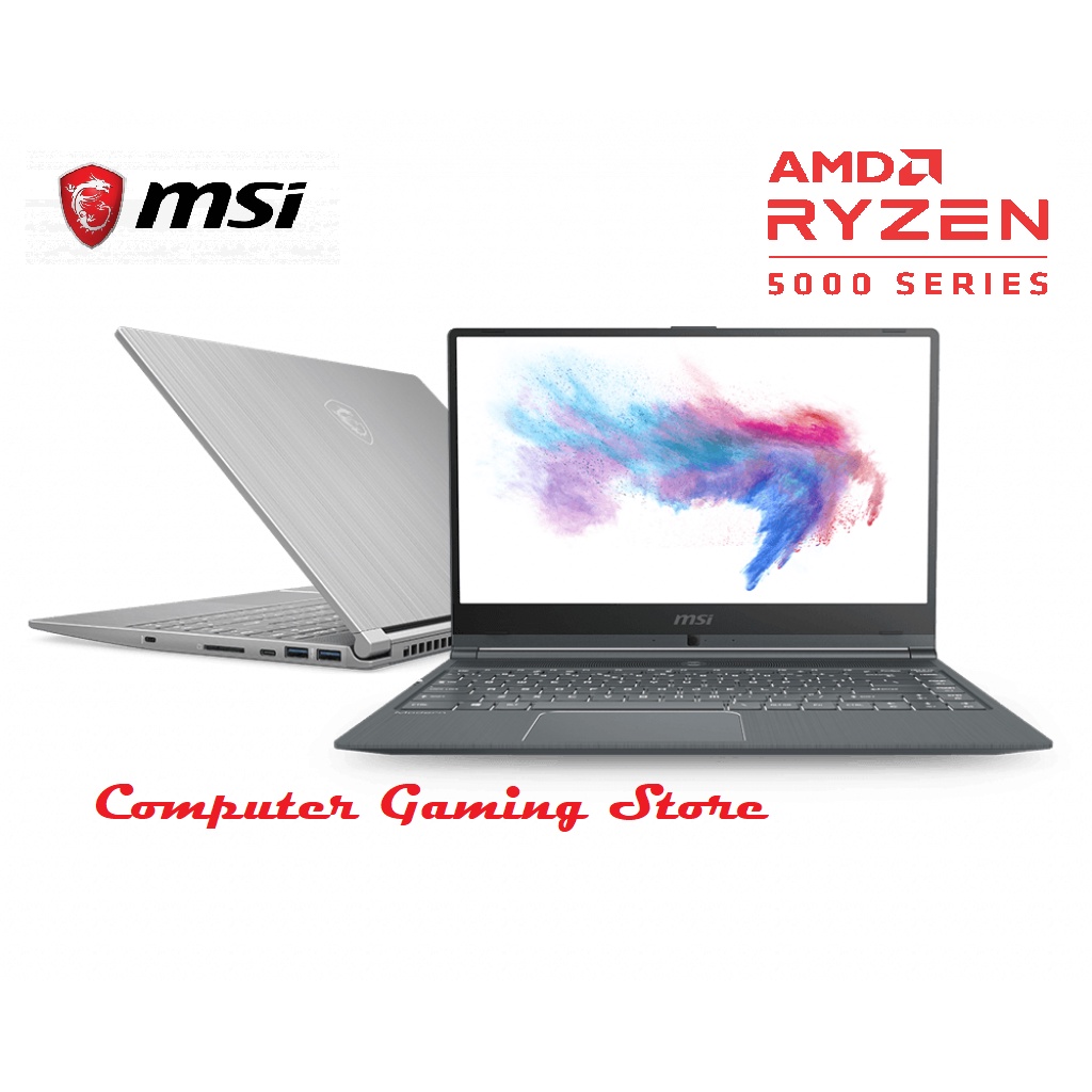 MSI MODERN 14 B5M - RYZEN 5 5500 - 8GB - 512SSD - W11 14inch FHD IPS - W11 - Laptop